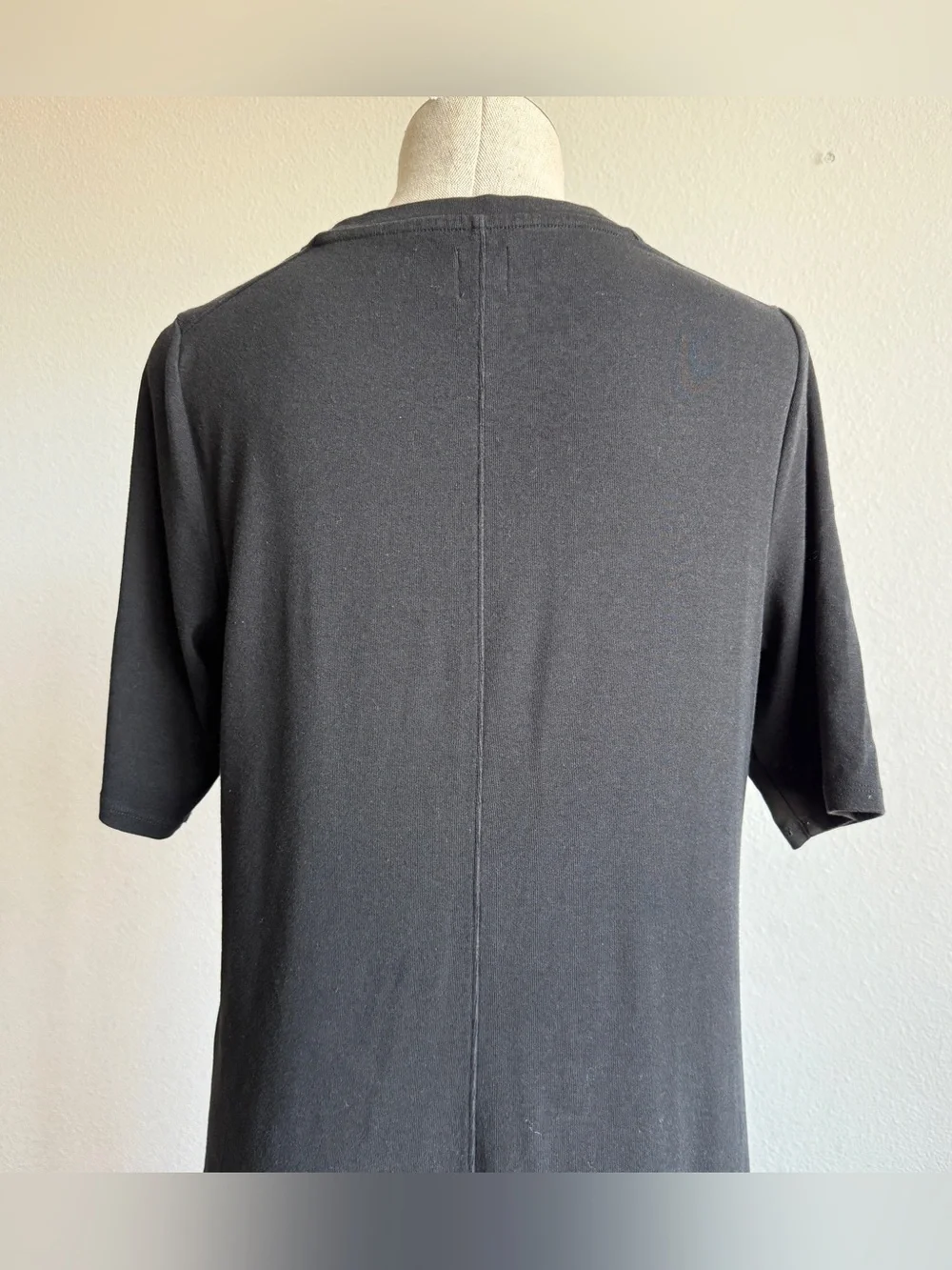 Gap Elbow Sleeve T-Shirt Dress – Size L Tall – Black - Picture 2 of 7